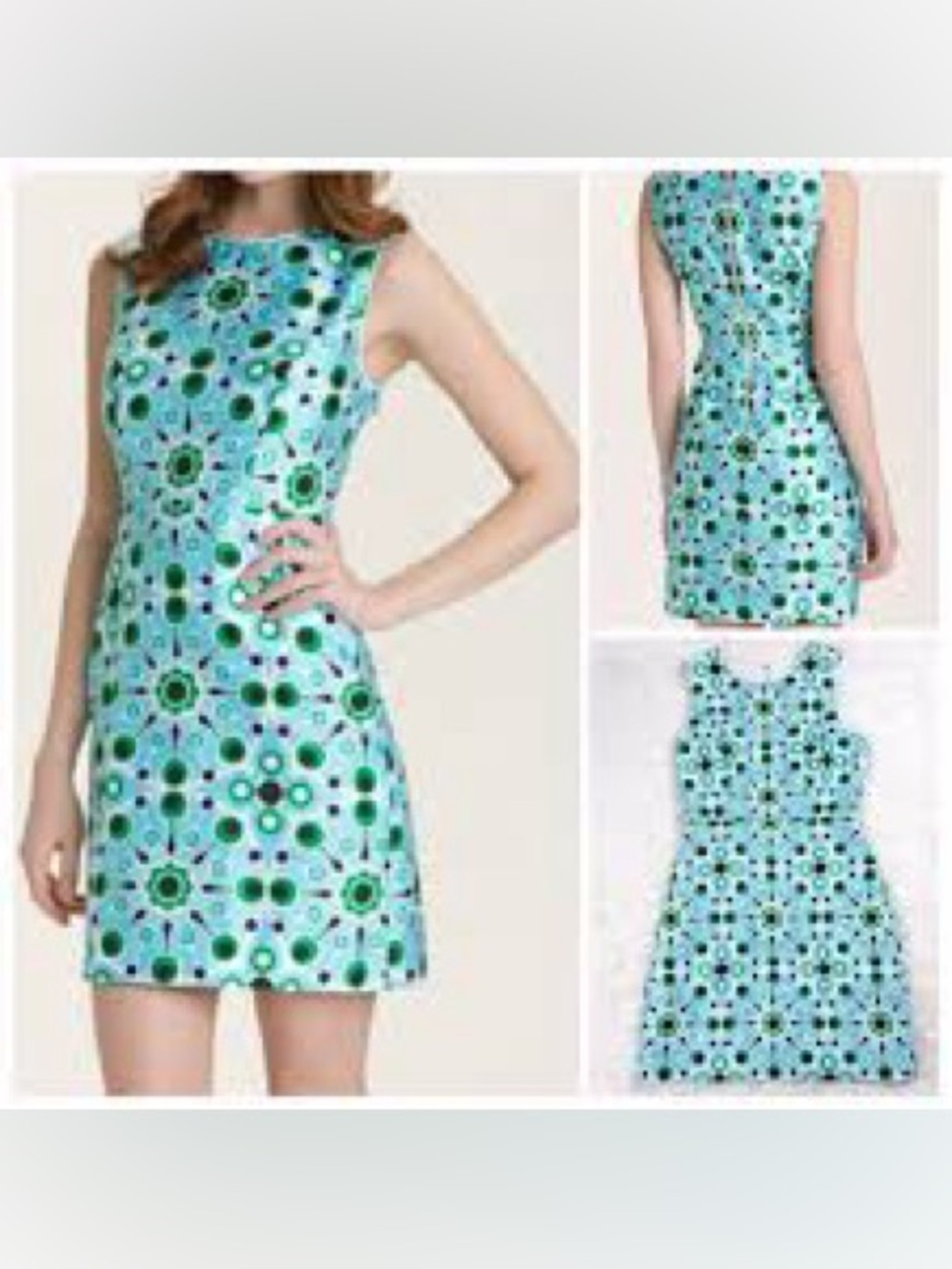 Kate Spade Mariam Silk & Cotton Blend Sheath Mod Dress Size 0